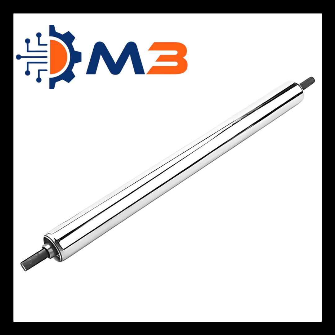MS Galvanised Un-powered Rollers 80 Diameter Brand M3T (Set of 5 Rollers )
